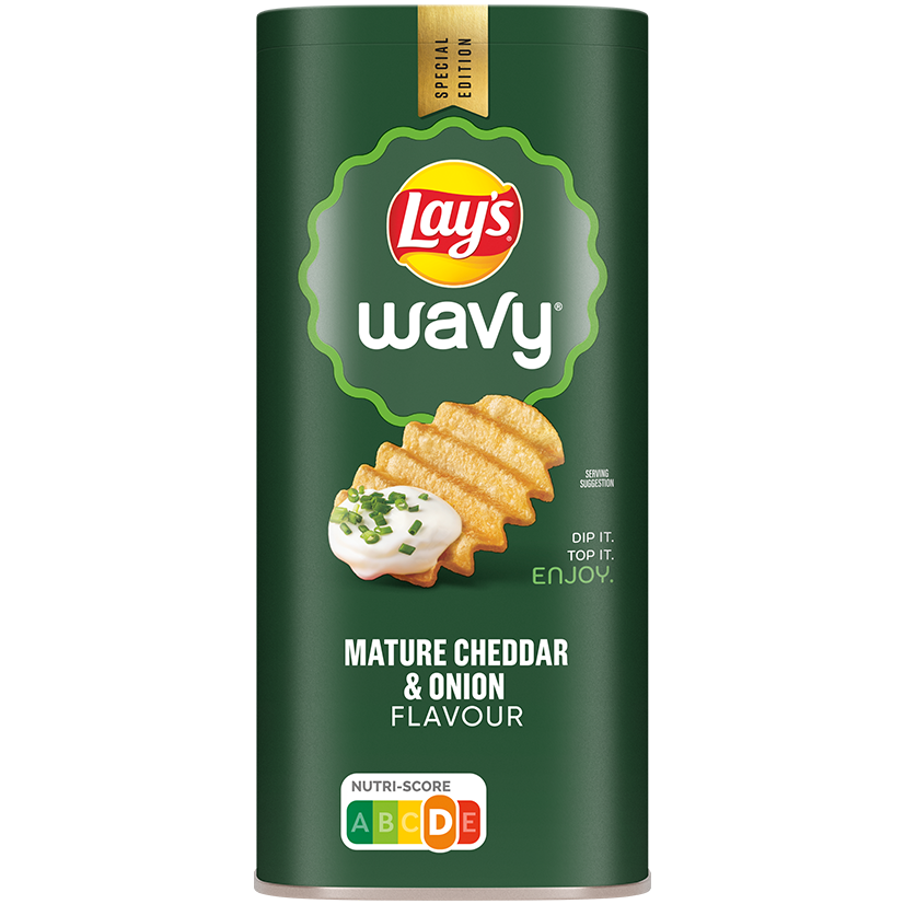 Lay’s Wavy Mature Cheddar & Onion ​